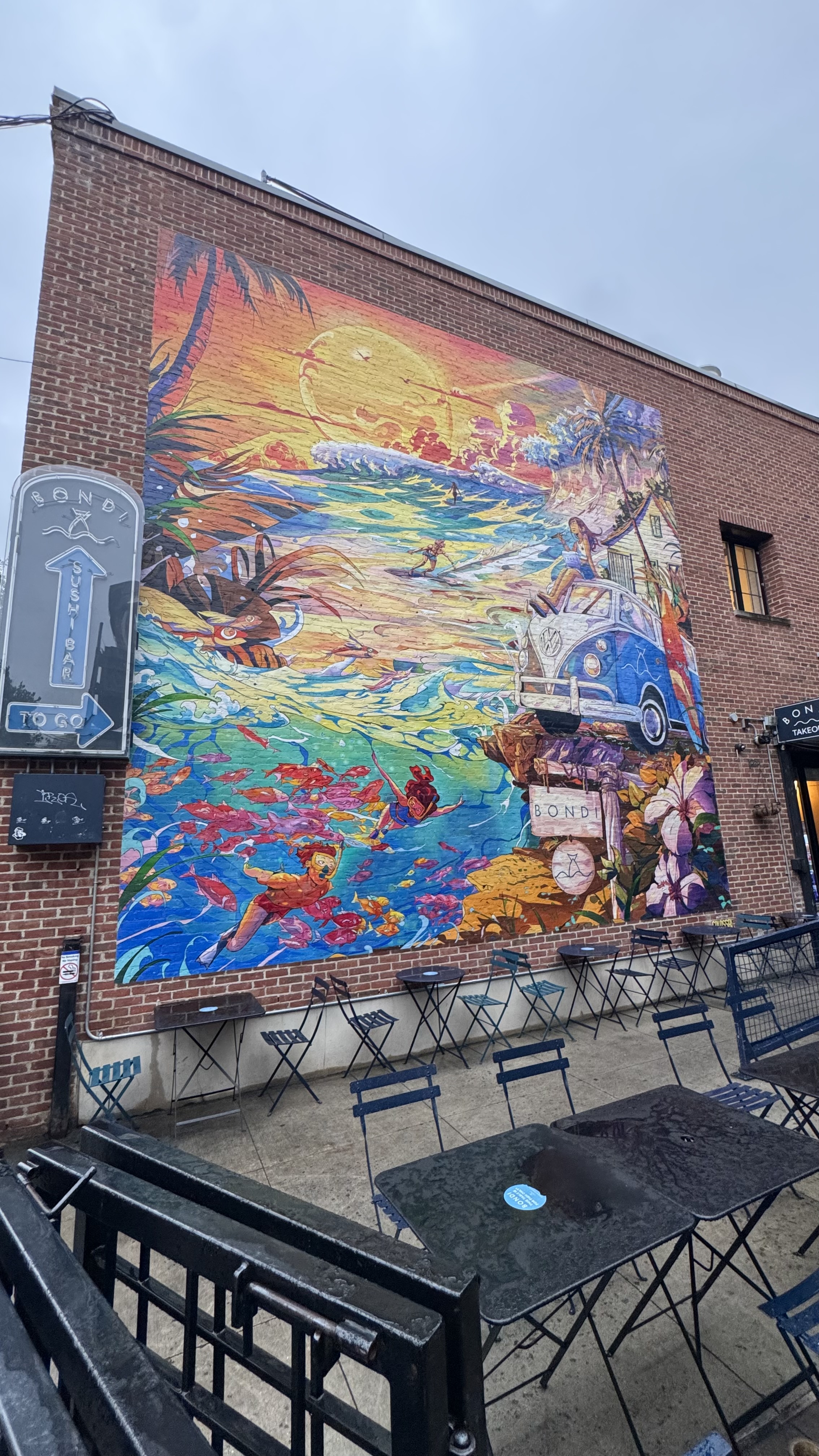mural in Brooklyn by artist unknown.