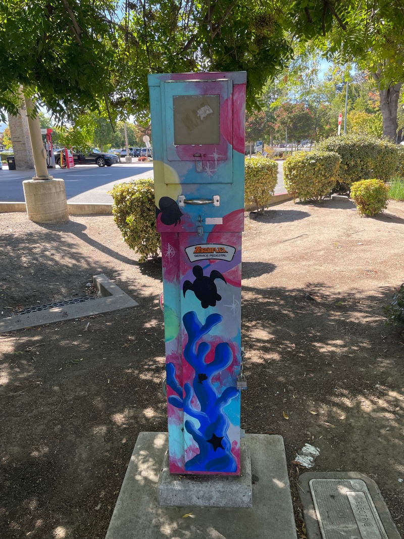 mural in Campbell by artist unknown.