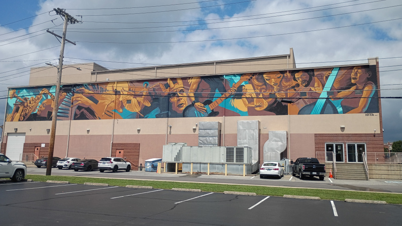 mural in Marion by artist Matt Dean.