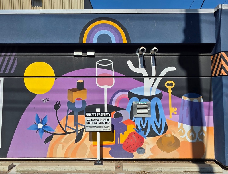 mural in Edmonton by artist Jill Stanton.