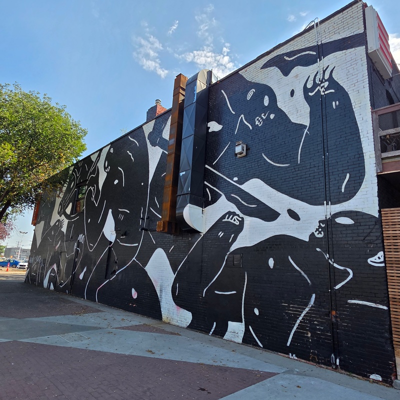 mural in Edmonton by artist unknown.