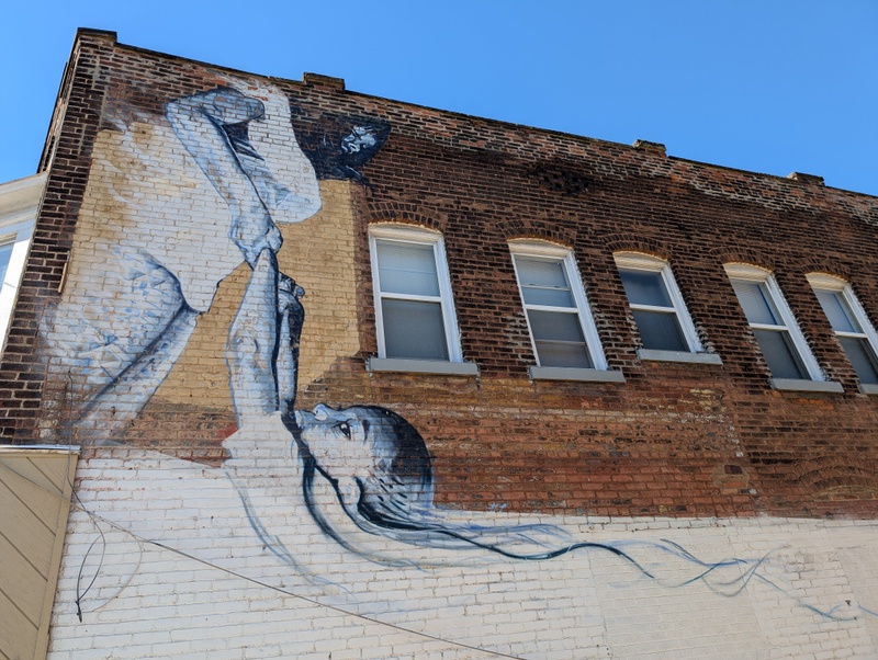 mural in Cleveland by artist unknown.