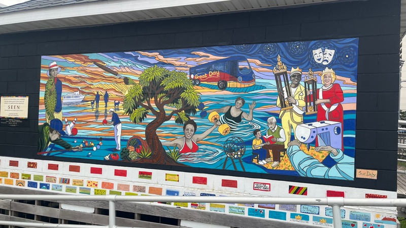 mural in Atlantic City by artist unknown.