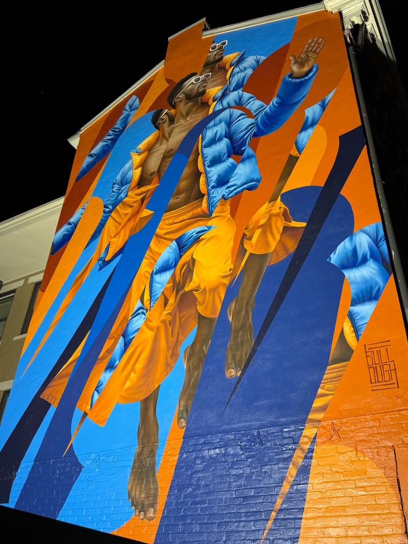 mural in Cincinnati by artist James Bullough.