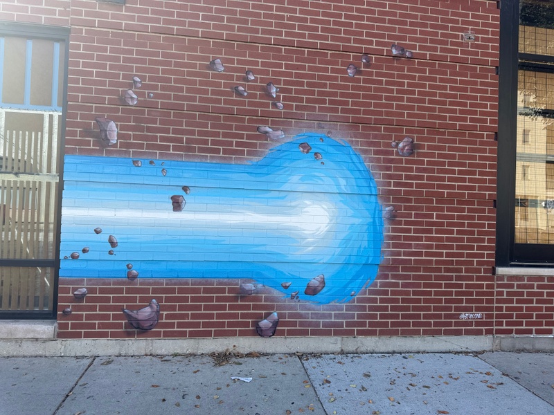 mural in Chicago by artist stuk1.