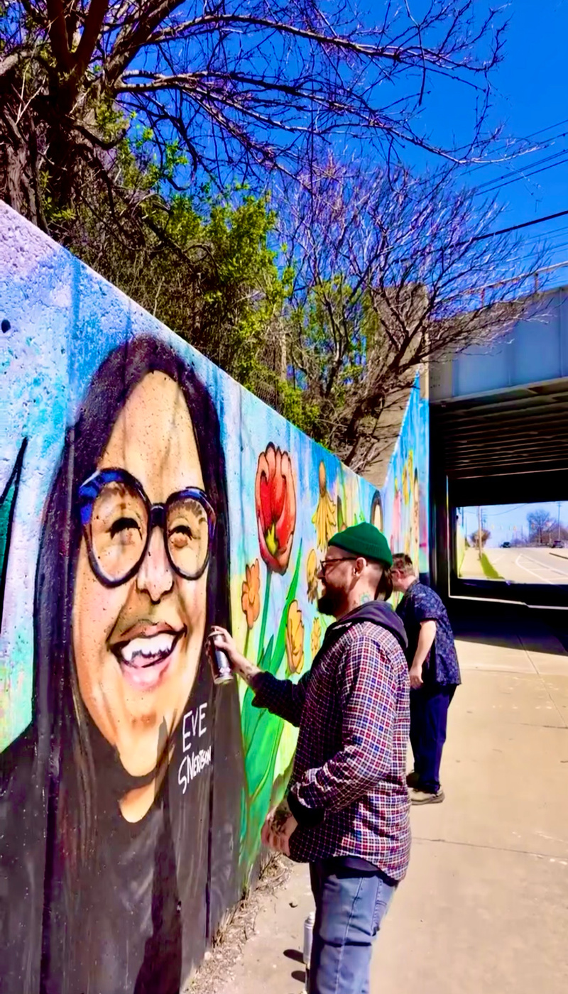 mural in Cleveland by artist Michael Gezze.
