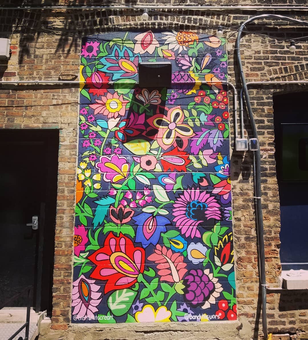 mural in Chicago by artist Brett Whitacre.