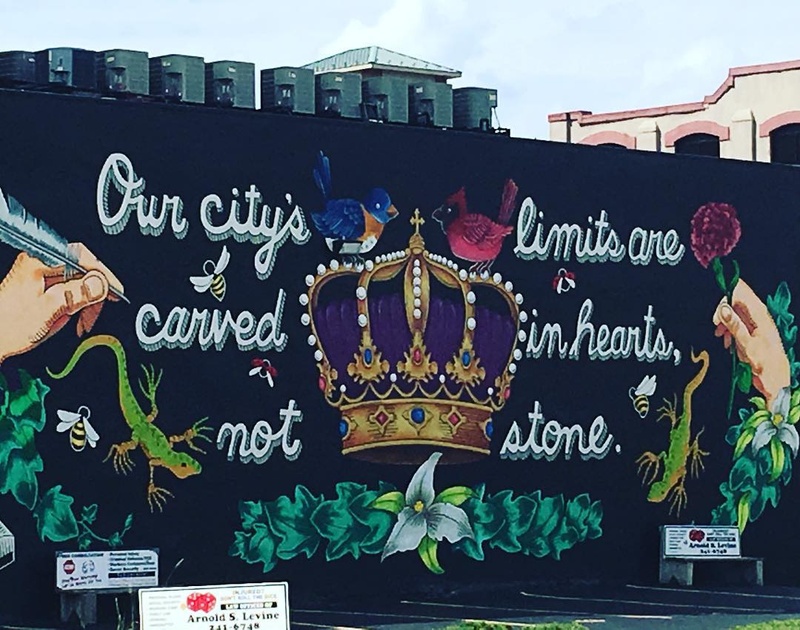 mural in Cincinnati by artist John Lanzador.