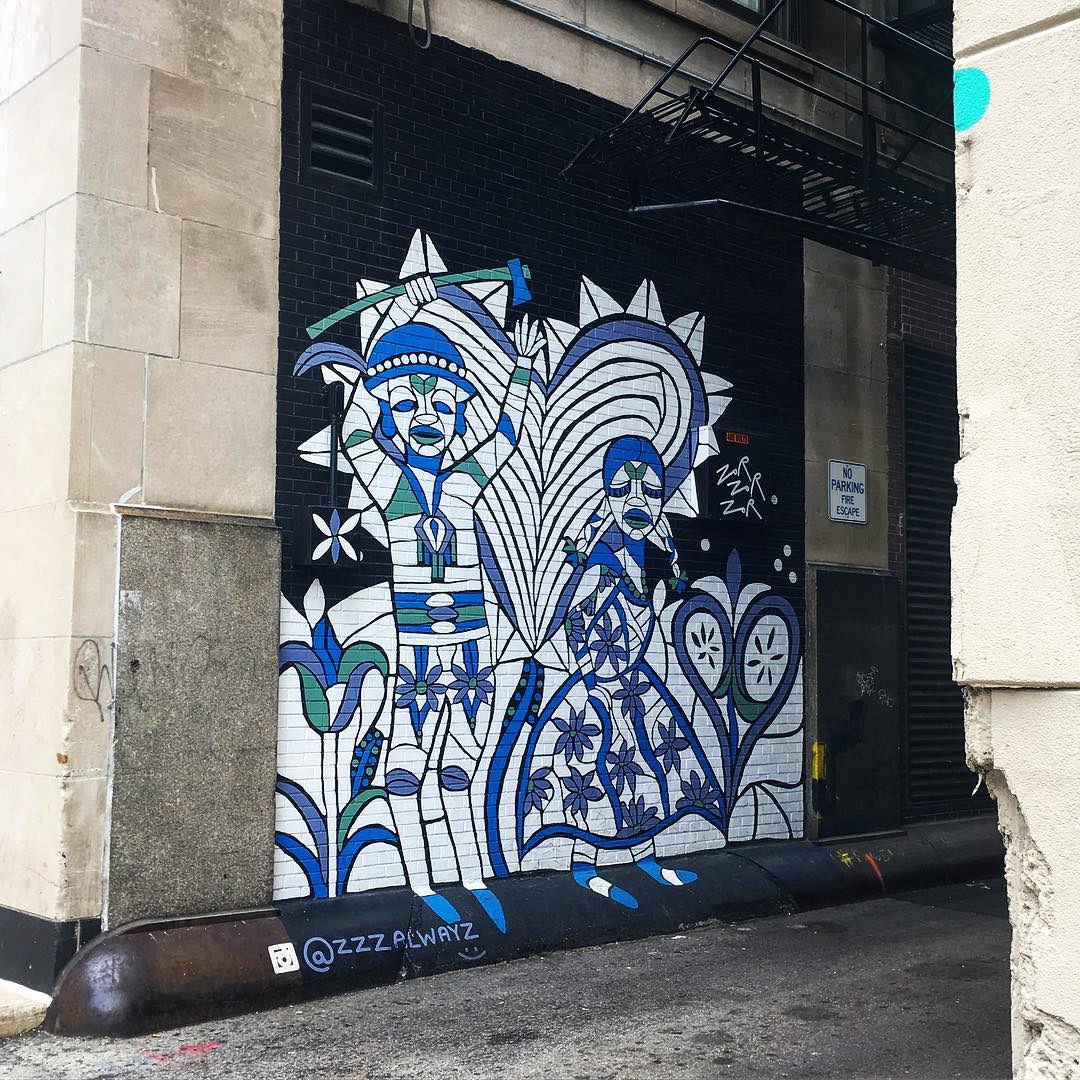 mural in Chicago by artist Zor Zor Zor.