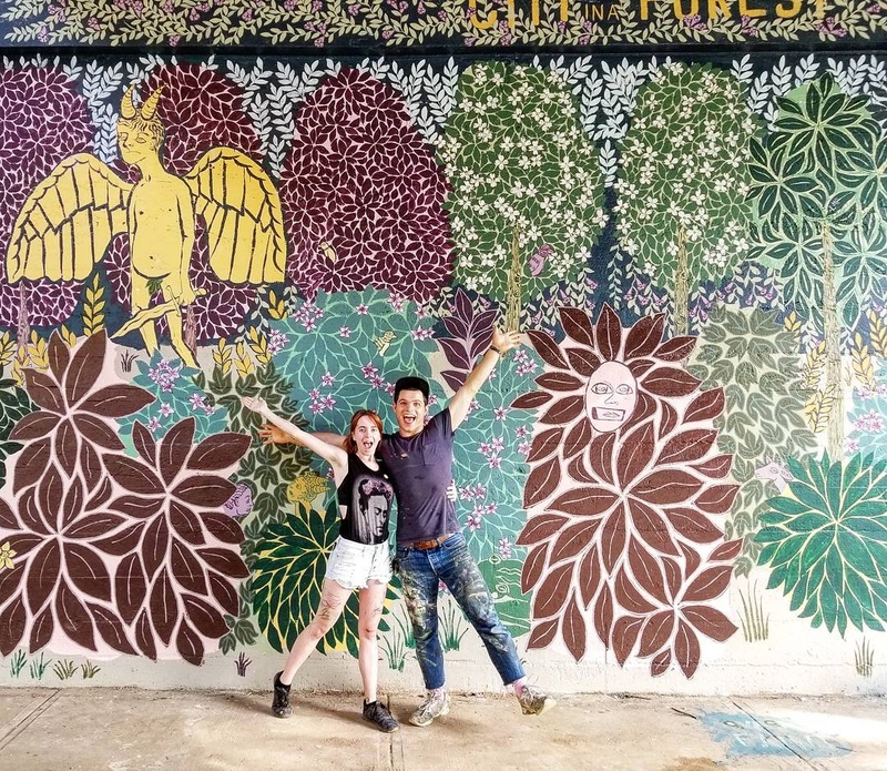 mural in Atlanta by artist cat_farts.