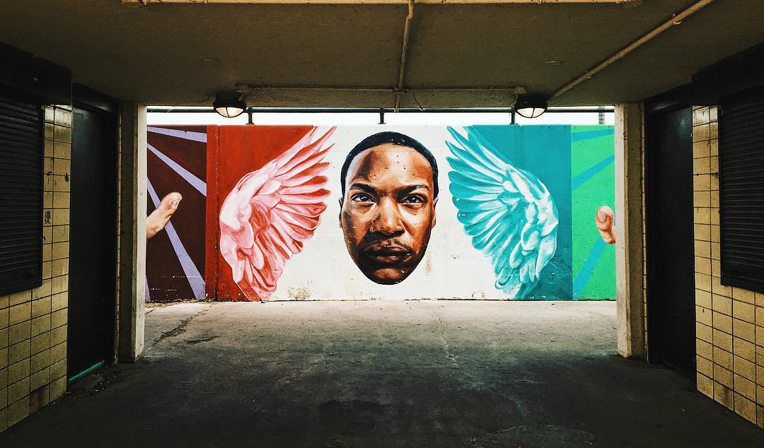 mural in Chicago by artist Jeff Zimmermann.