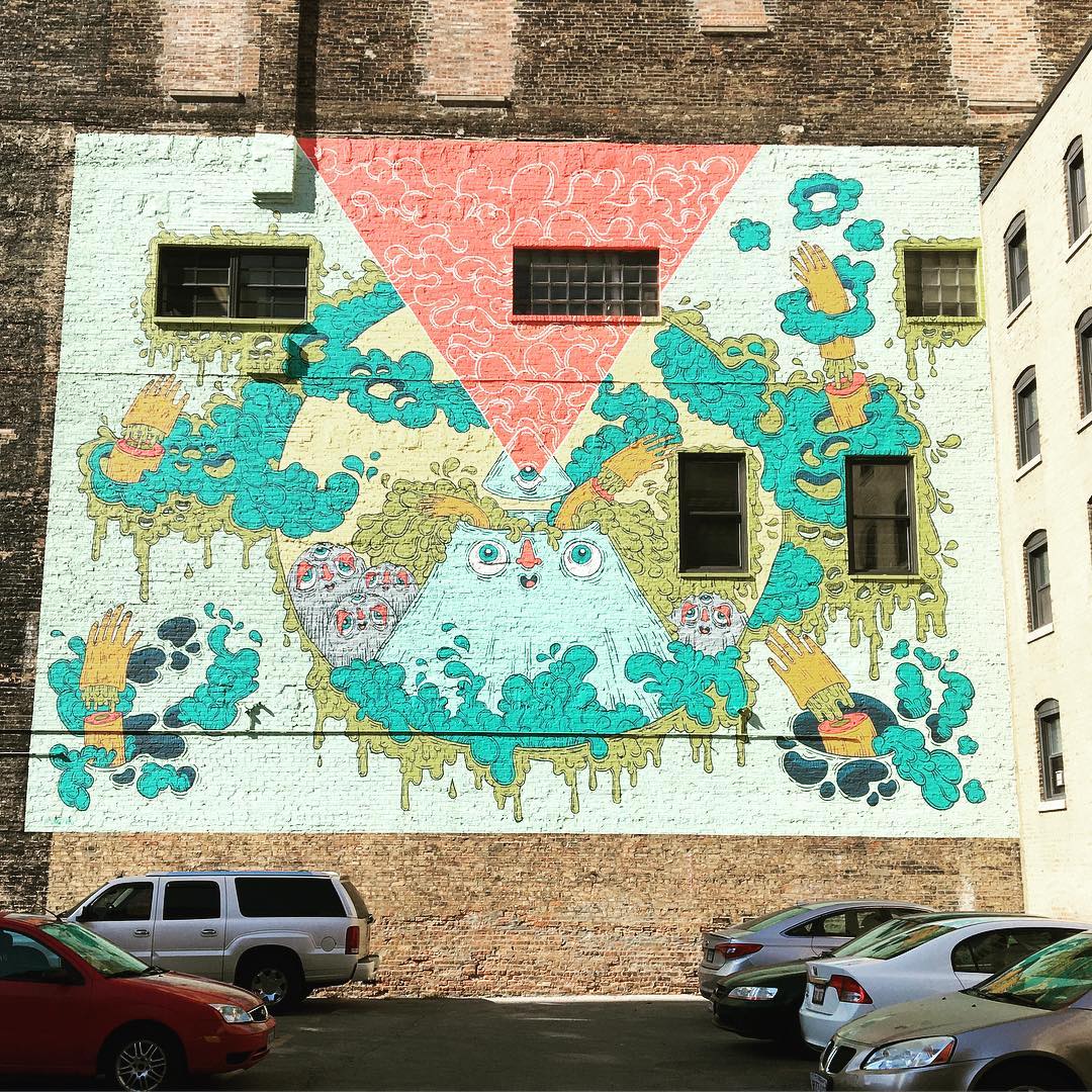 mural in Chicago by artist Heidi Unkefer.