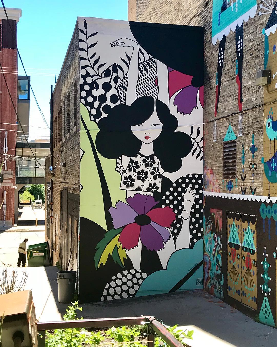 mural in Milwaukee by artist Emma Daisy.