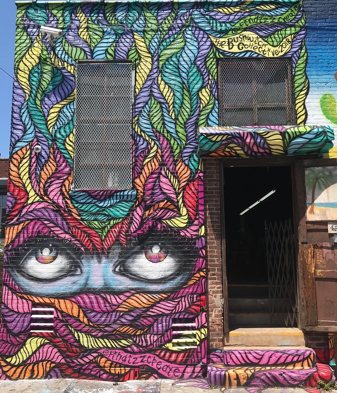 mural in Brooklyn by artist Isabelle Ewing.
