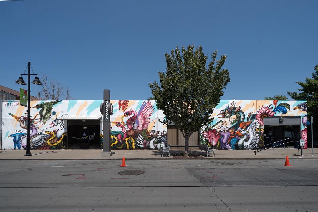 mural in Sacramento by artist Mateus Bailon.