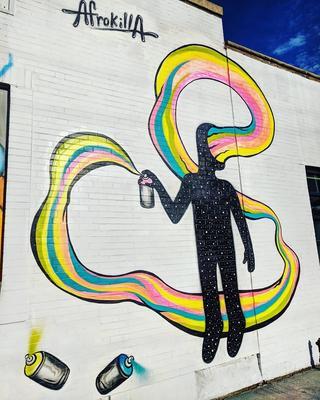 mural in Chicago by artist Afrokilla.