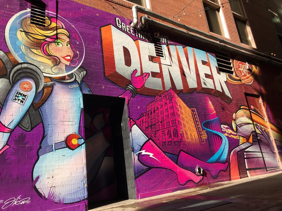 mural in Denver by artist unknown.