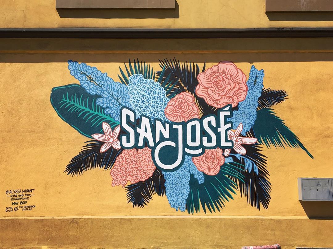 mural in San Jose by artist Alyssa Wigant.