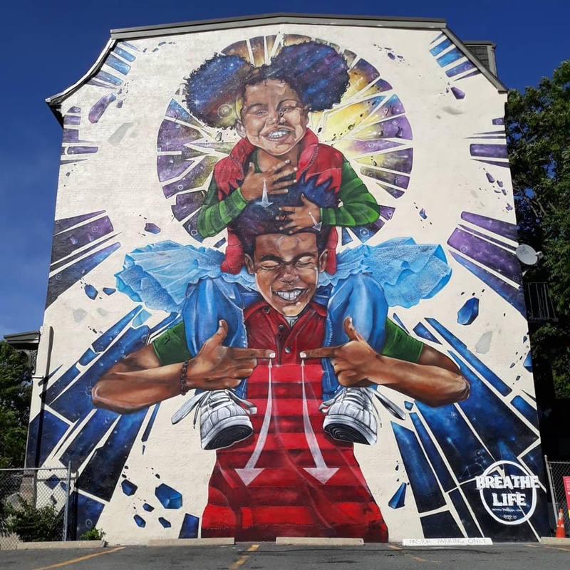 mural in Boston by artist Rob Gibbs.