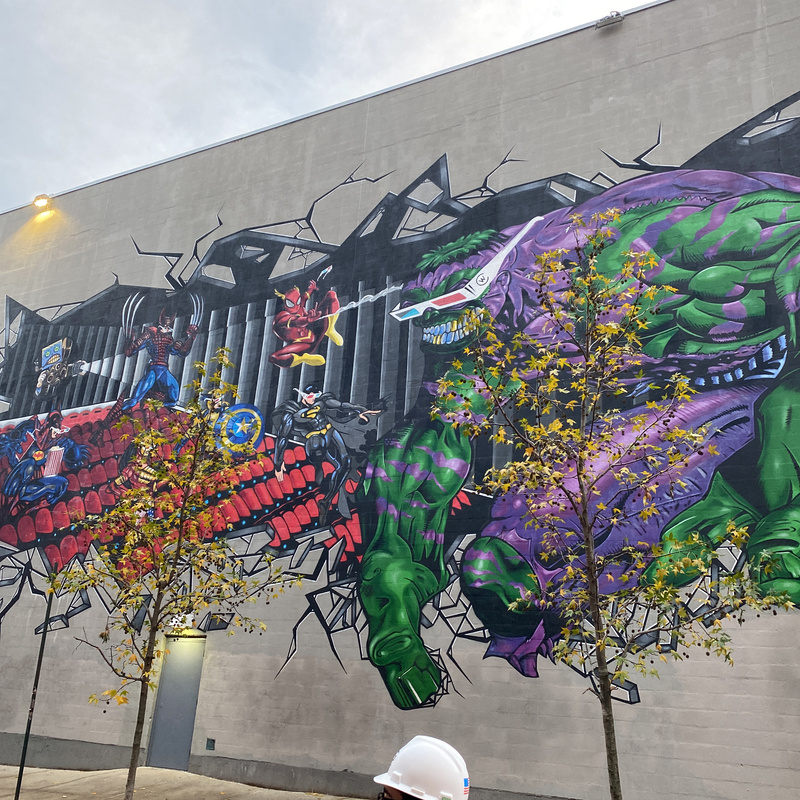 mural in Brooklyn by artist unknown.