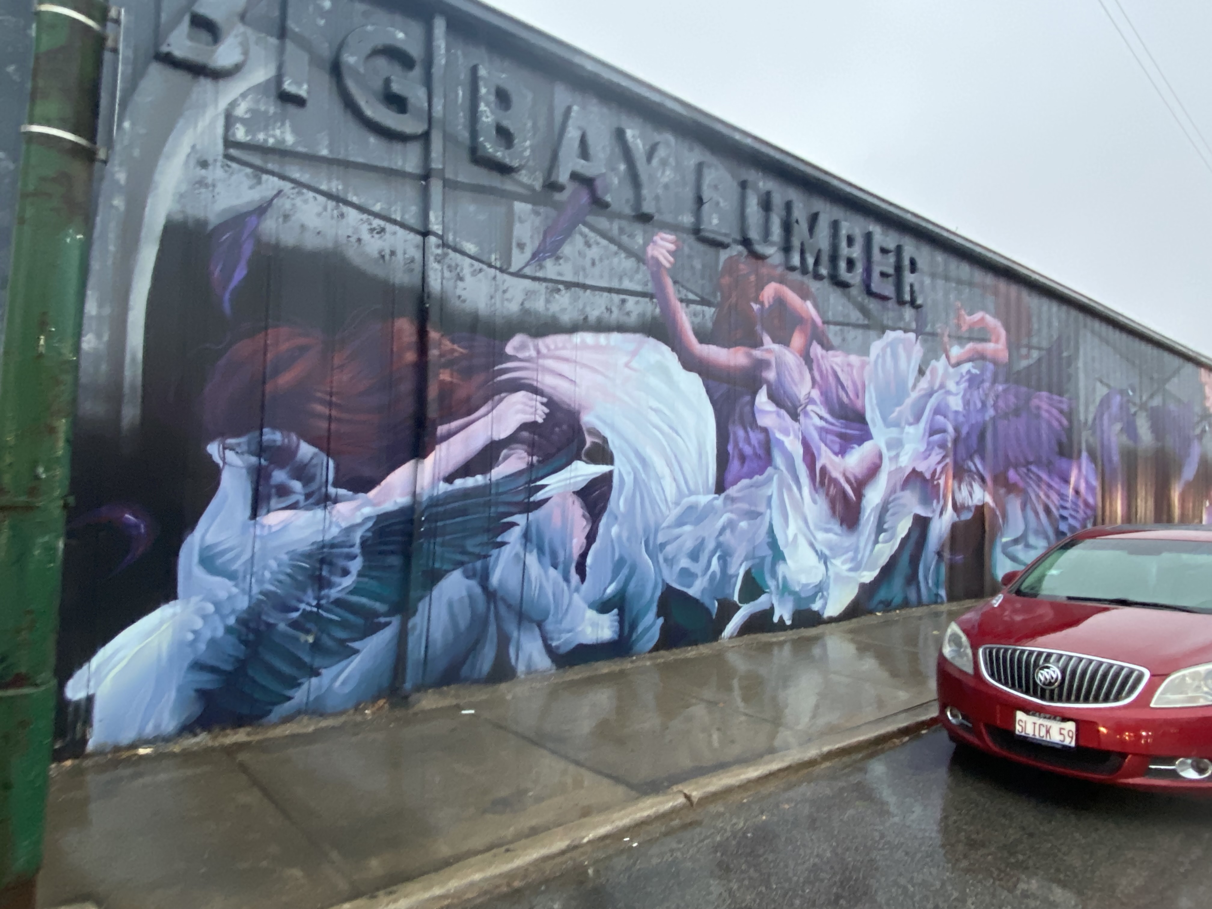 mural in Chicago by artist YANOE.
