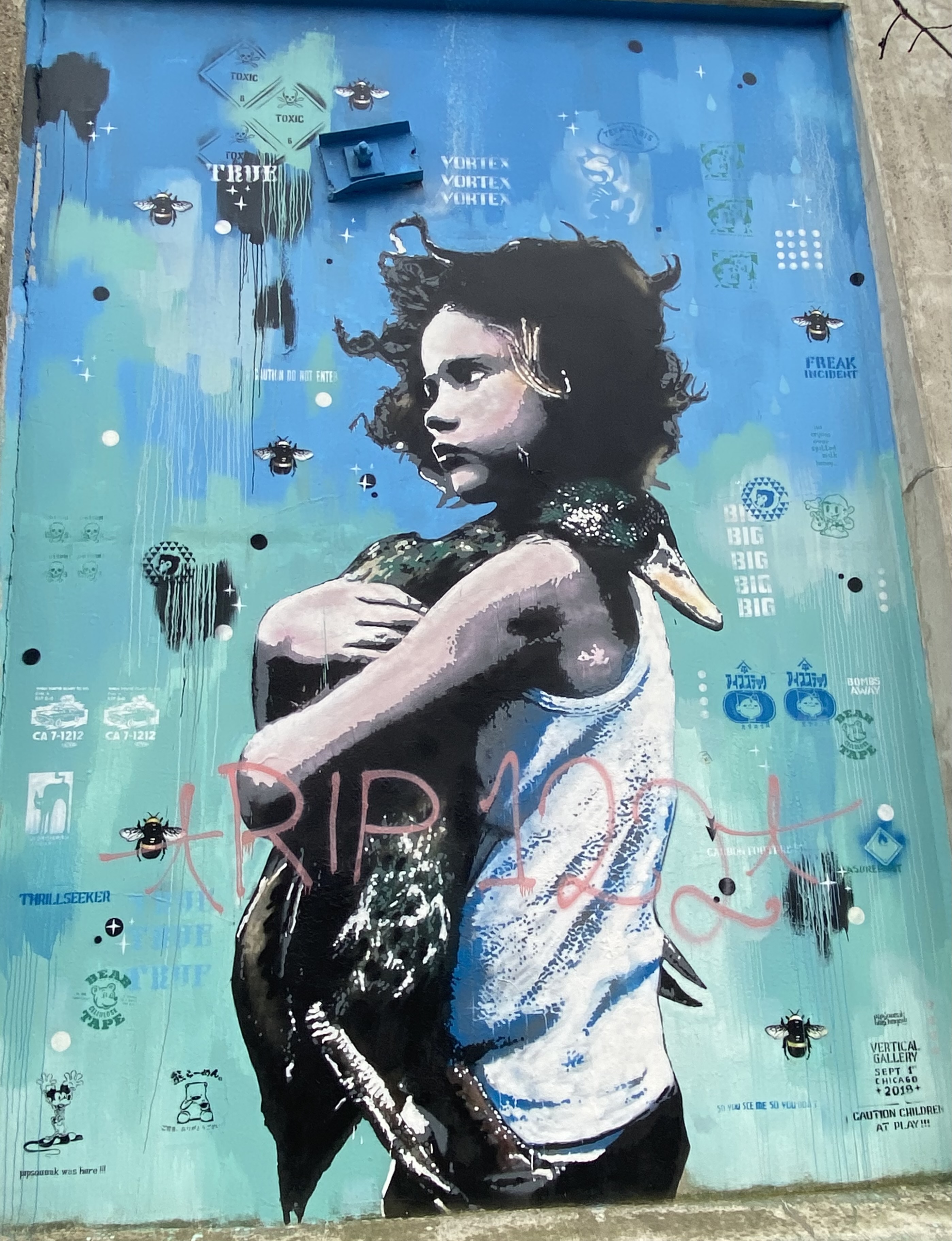 mural in Chicago by artist Pipsqueak.