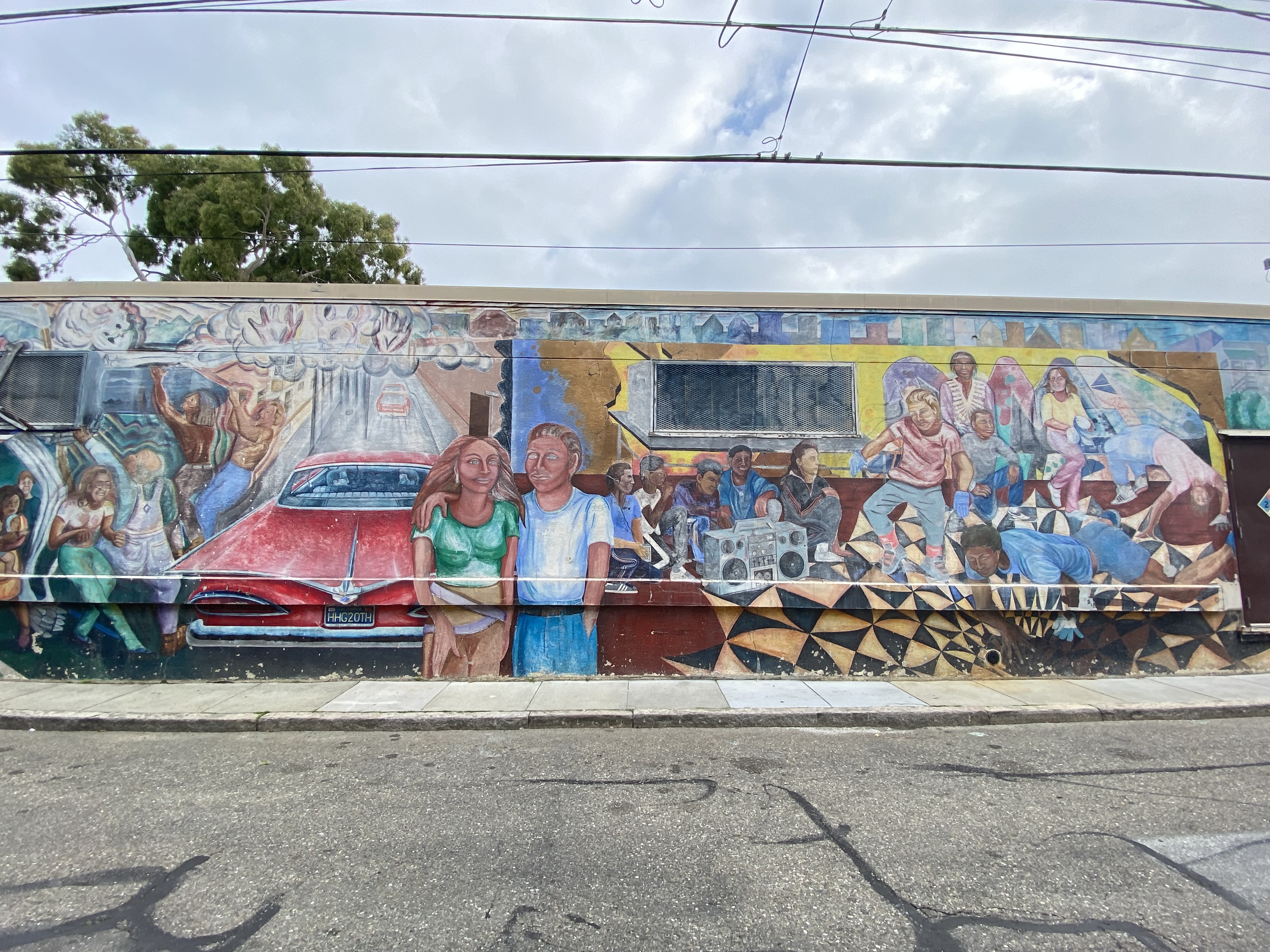 mural in San Francisco by artist unknown.
