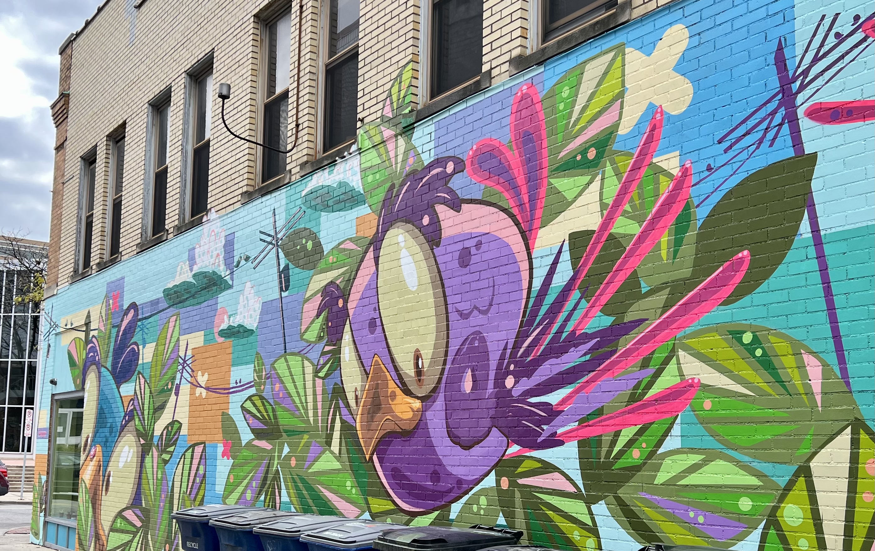 mural in Ann Arbor by artist unknown.