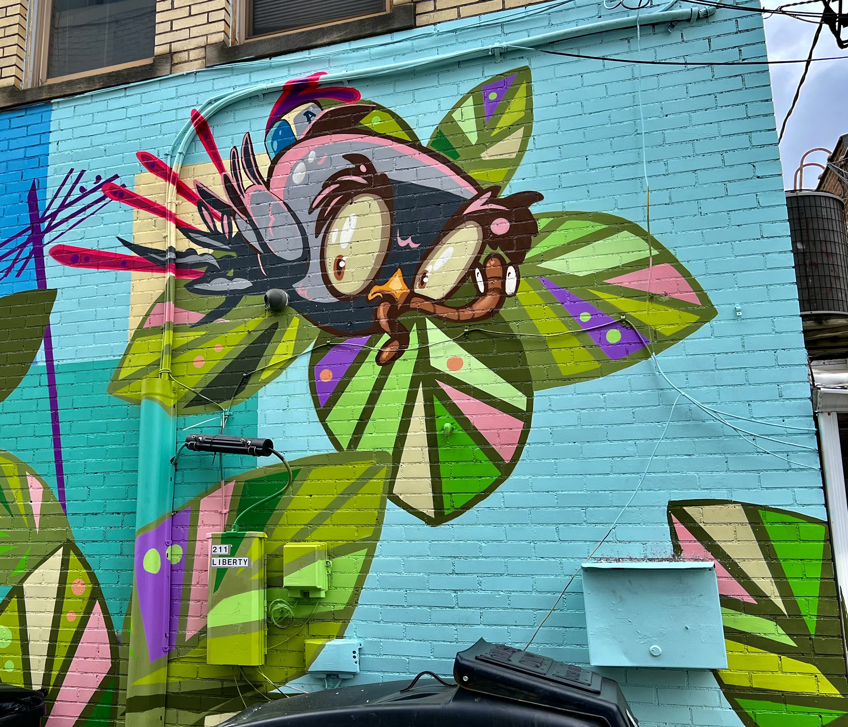 mural in Ann Arbor by artist unknown.