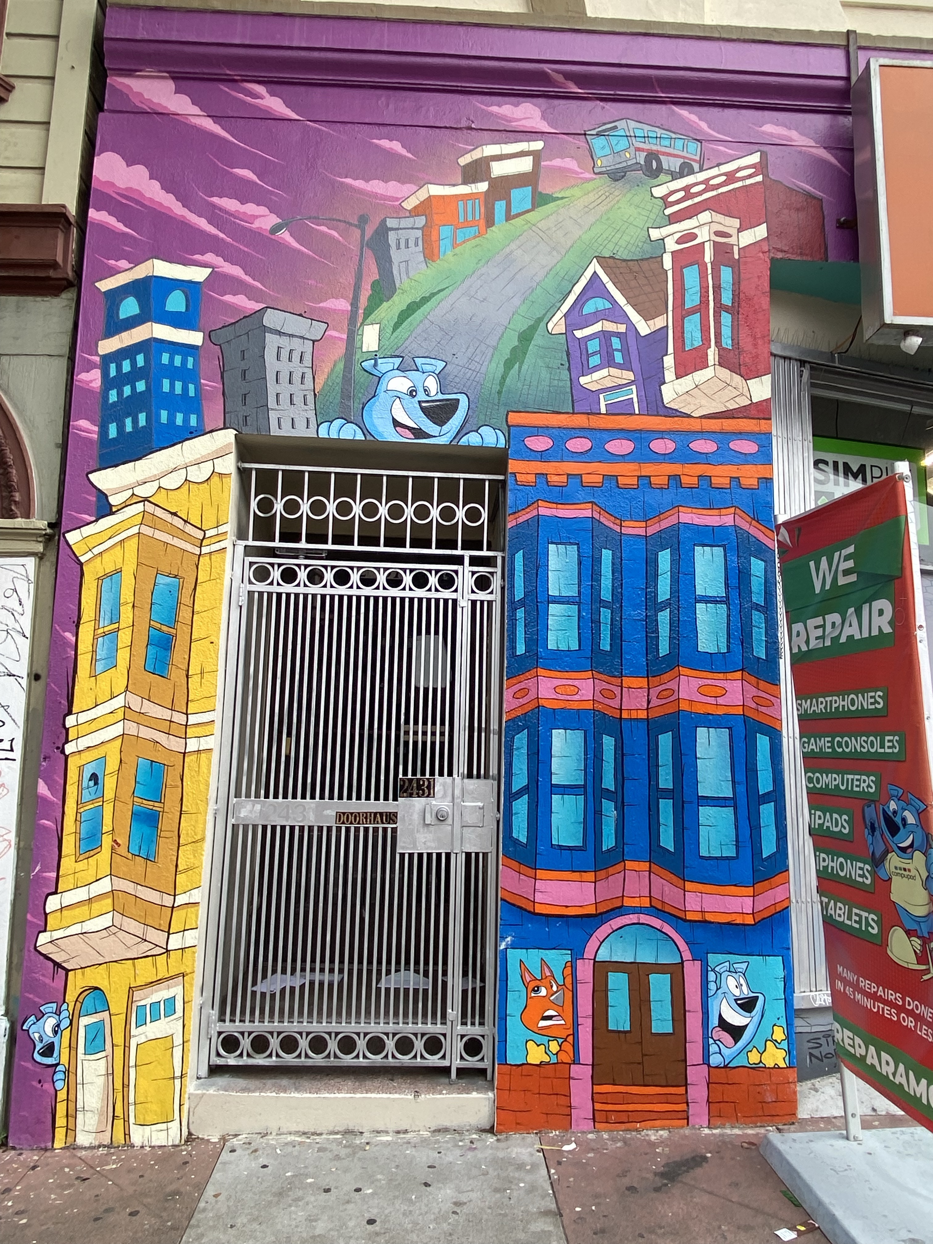 mural in San Francisco by artist Sirron Norris.