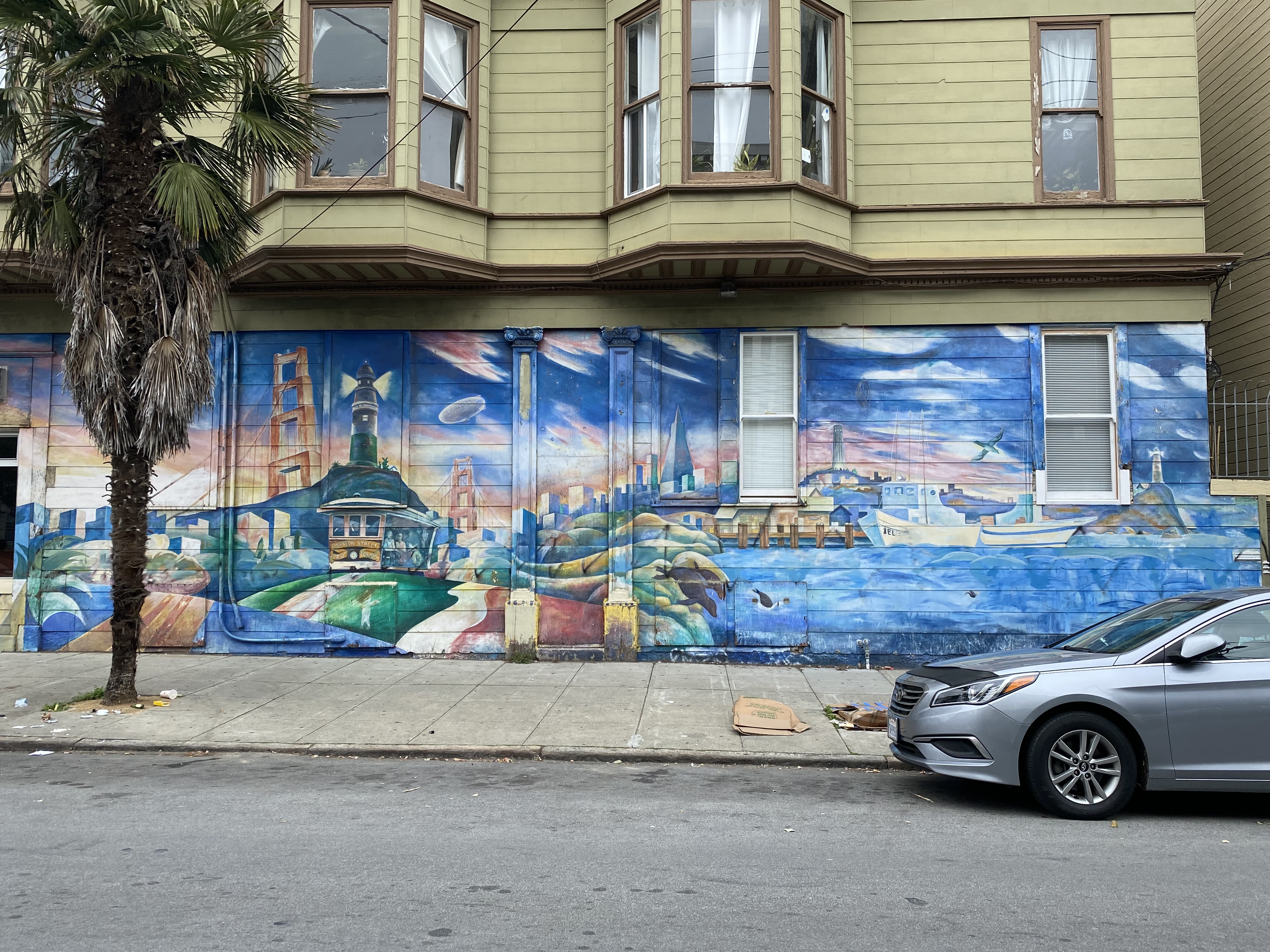 mural in San Francisco by artist unknown.