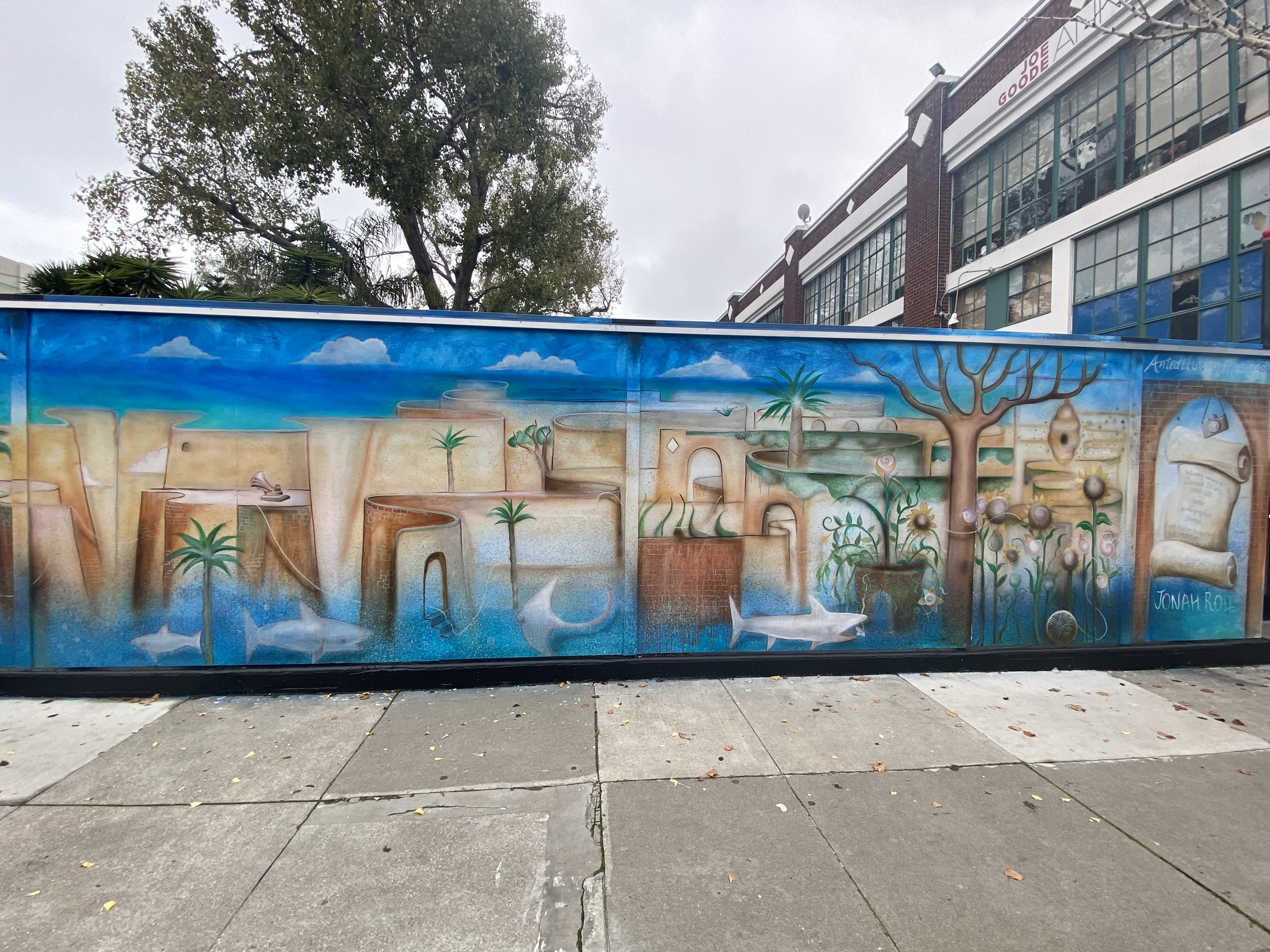 mural in San Francisco by artist unknown.
