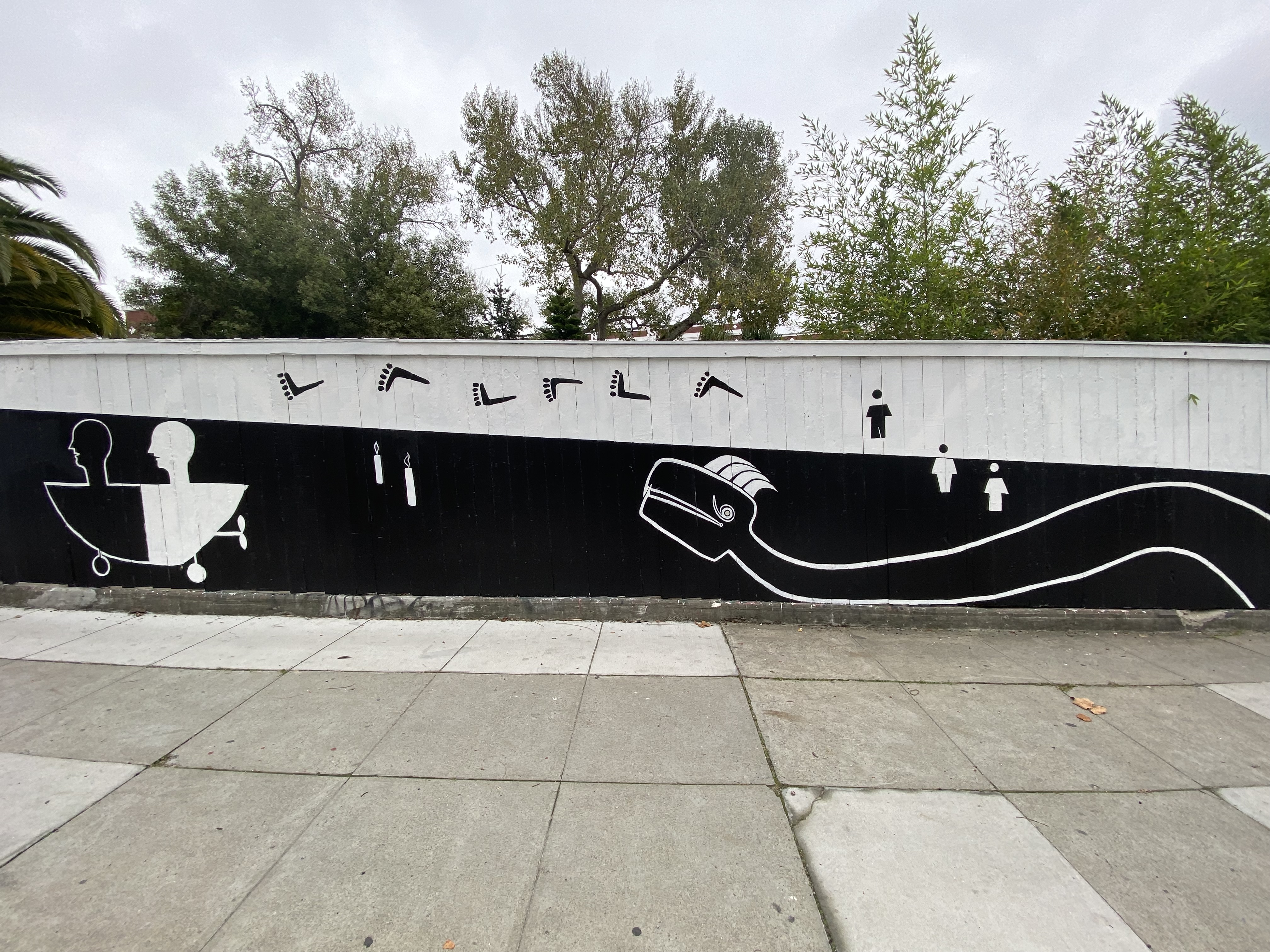 mural in San Francisco by artist unknown.