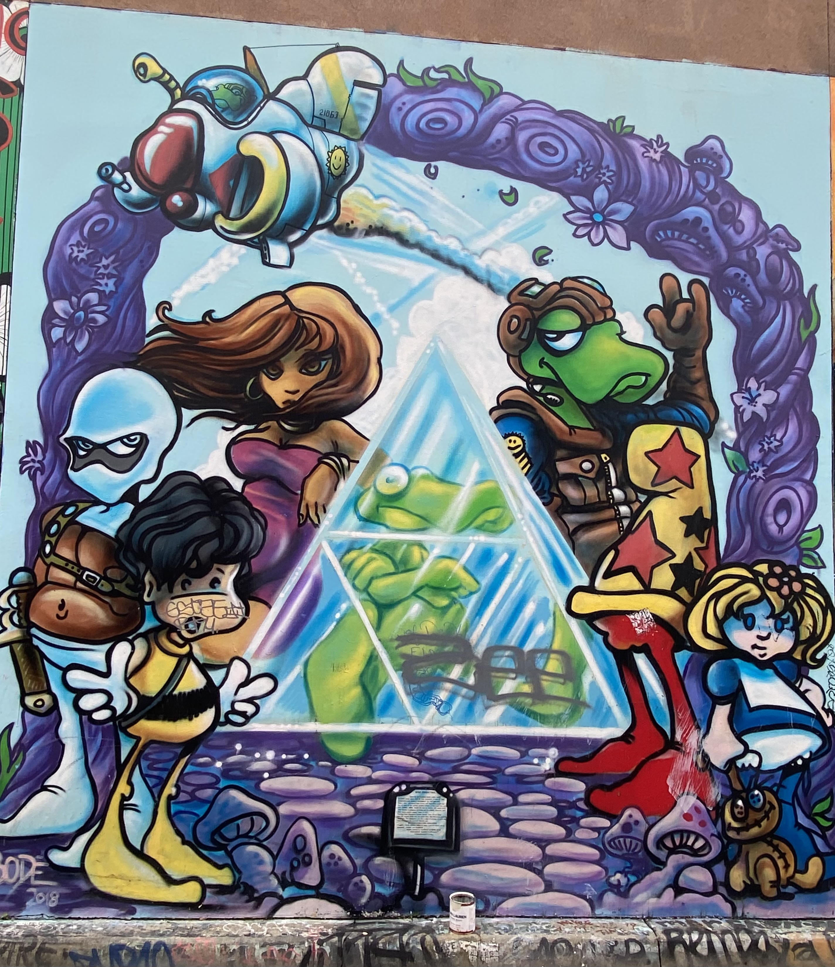 mural in San Francisco by artist unknown.