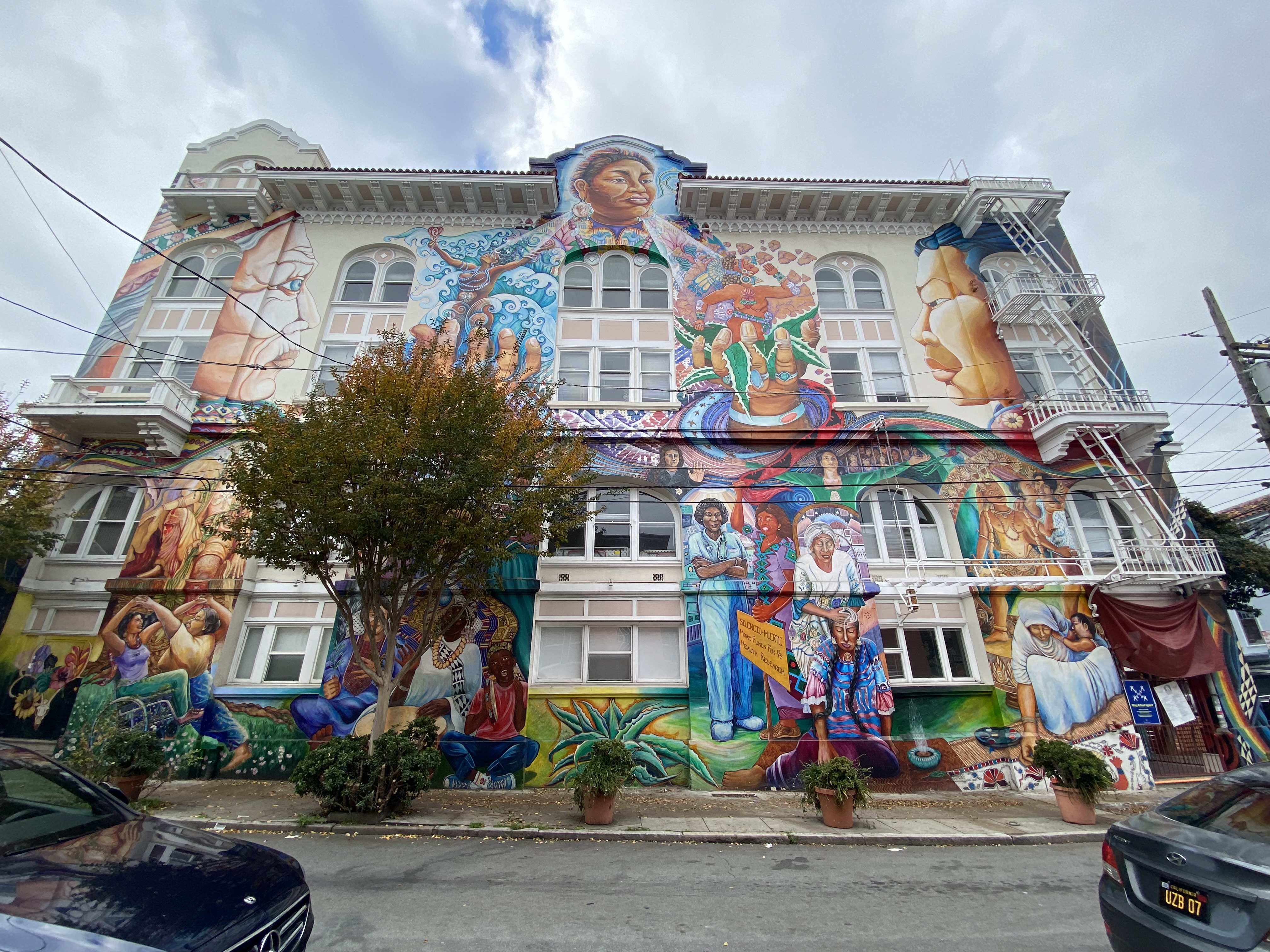 mural in San Francisco by artist unknown.