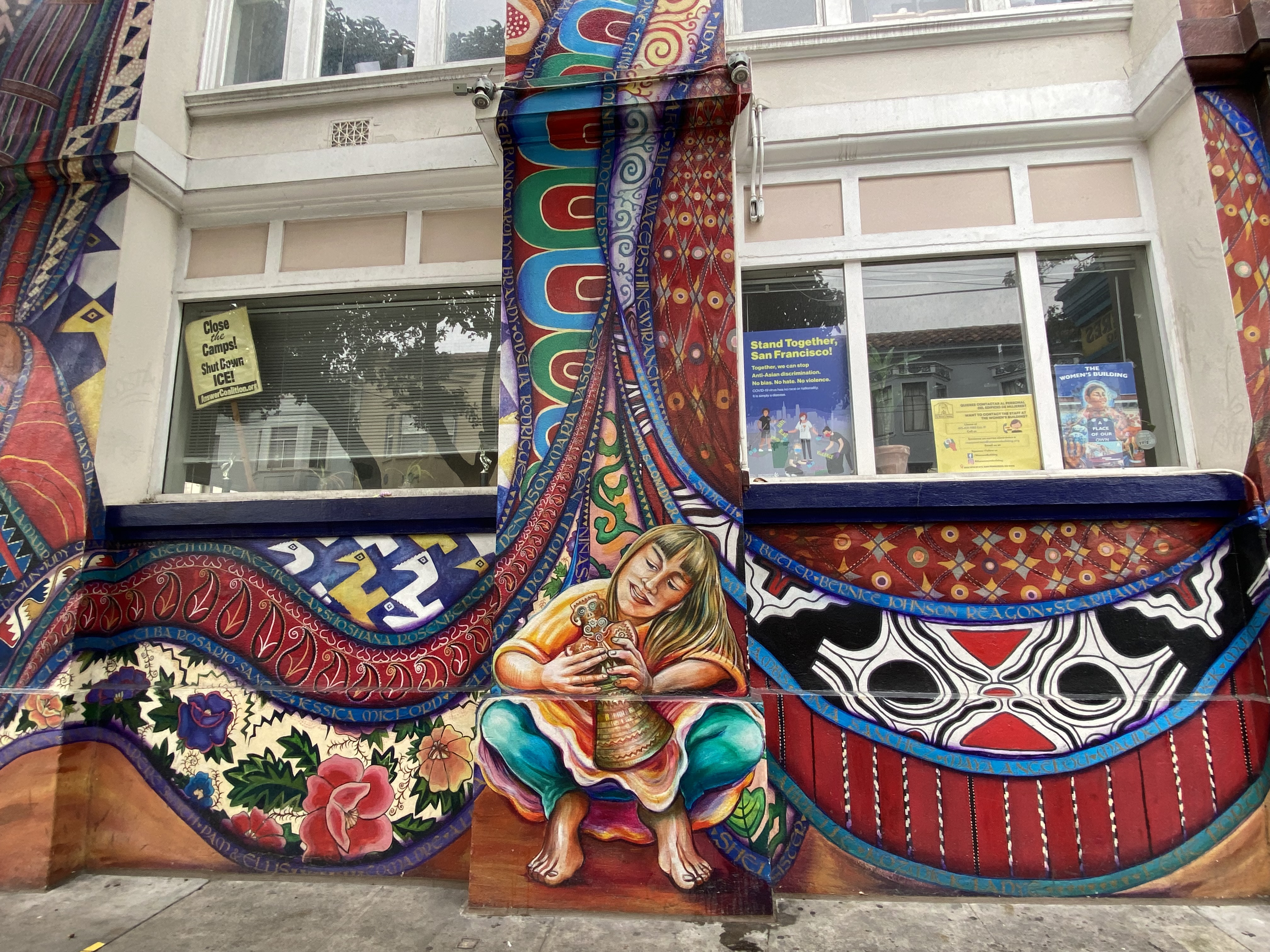 mural in San Francisco by artist unknown.