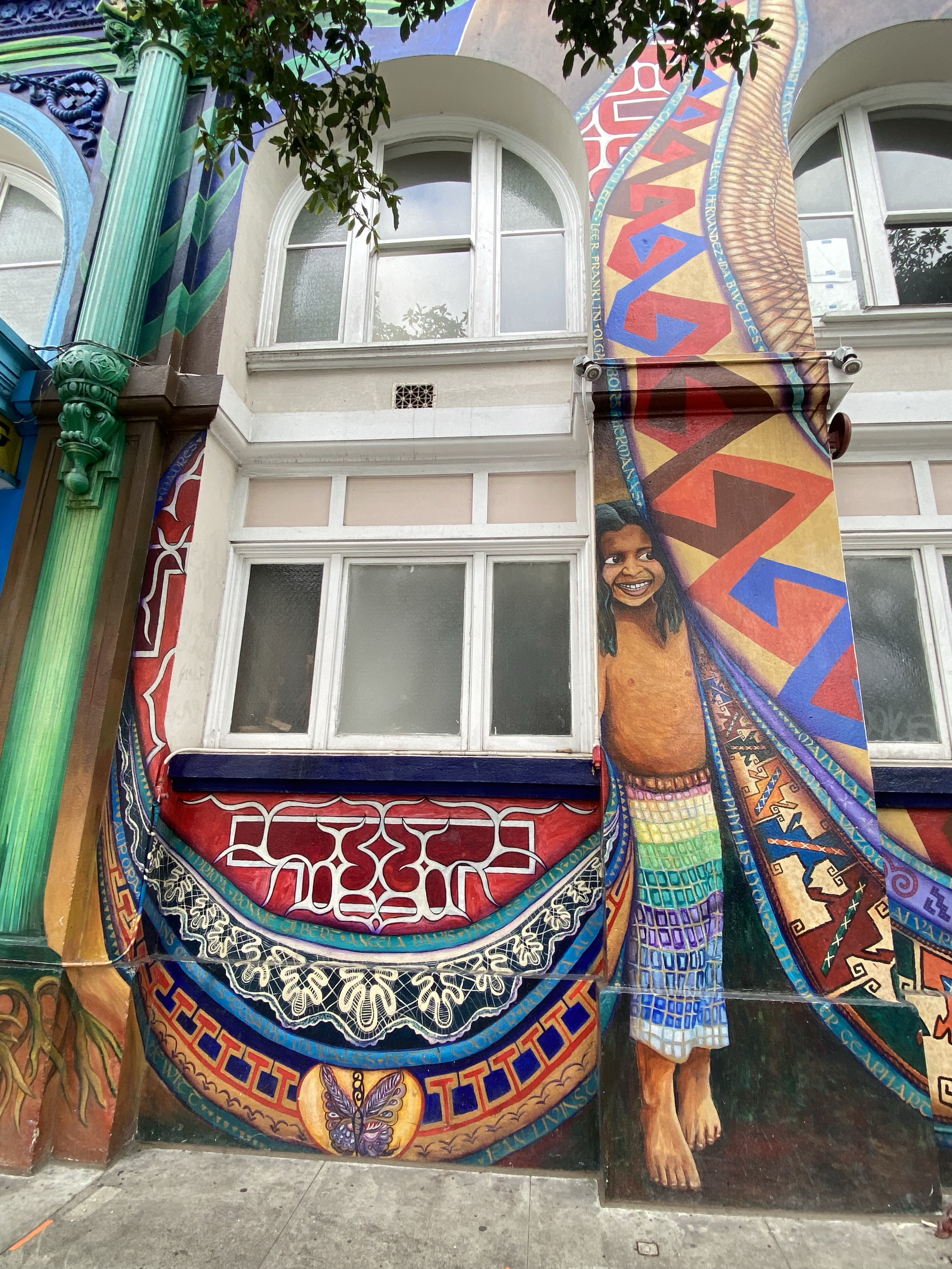 mural in San Francisco by artist unknown.