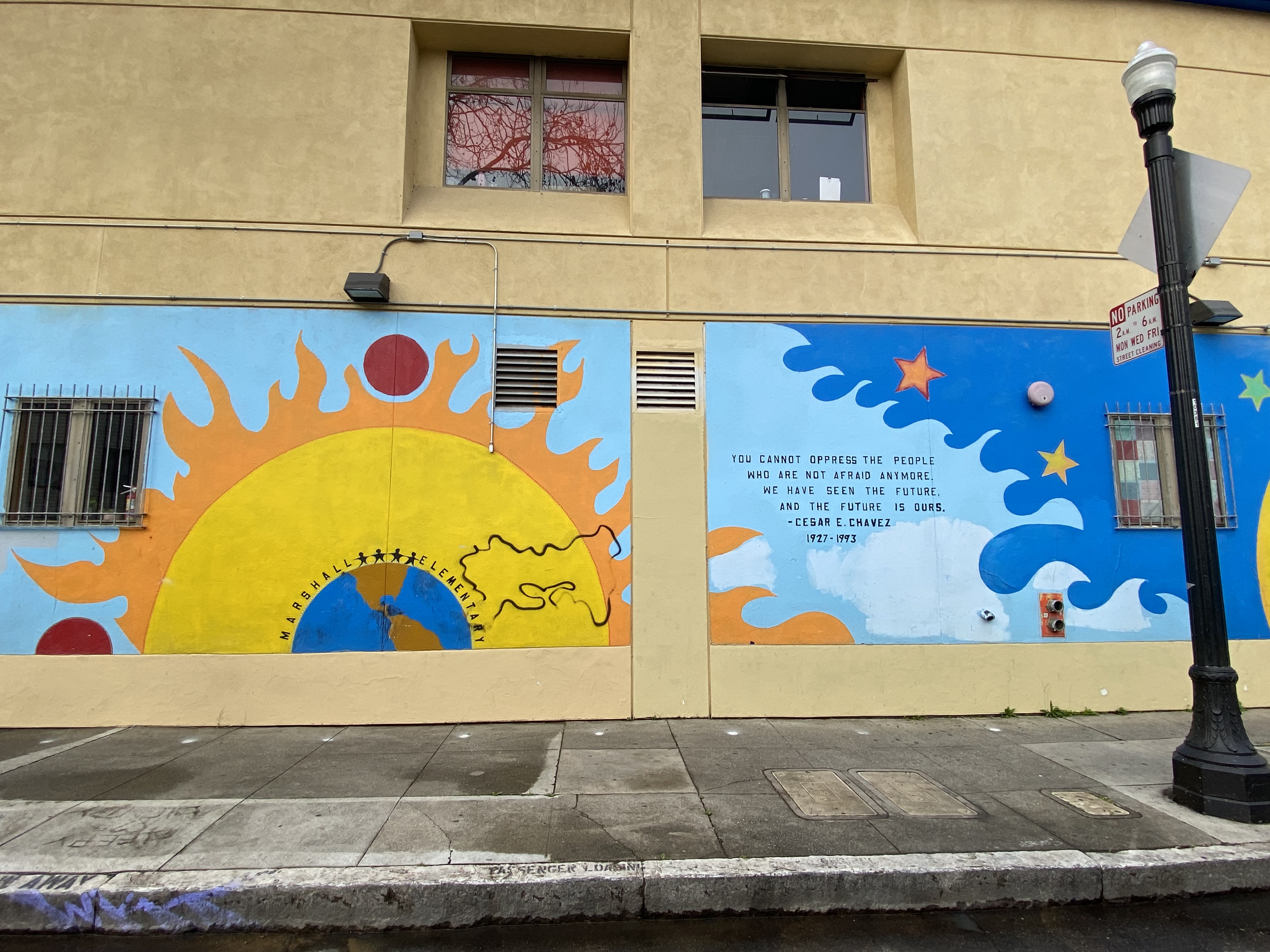 mural in San Francisco by artist unknown.