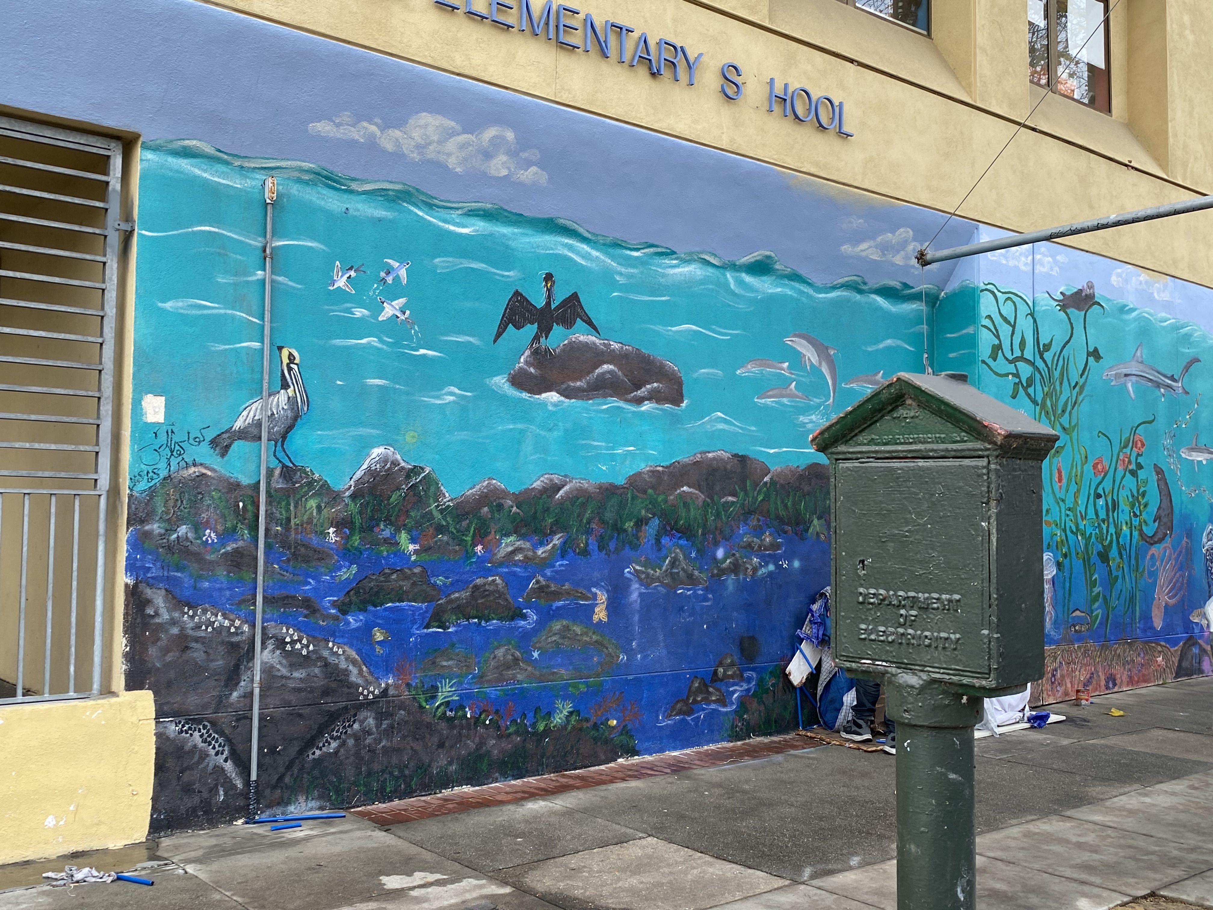 mural in San Francisco by artist unknown.