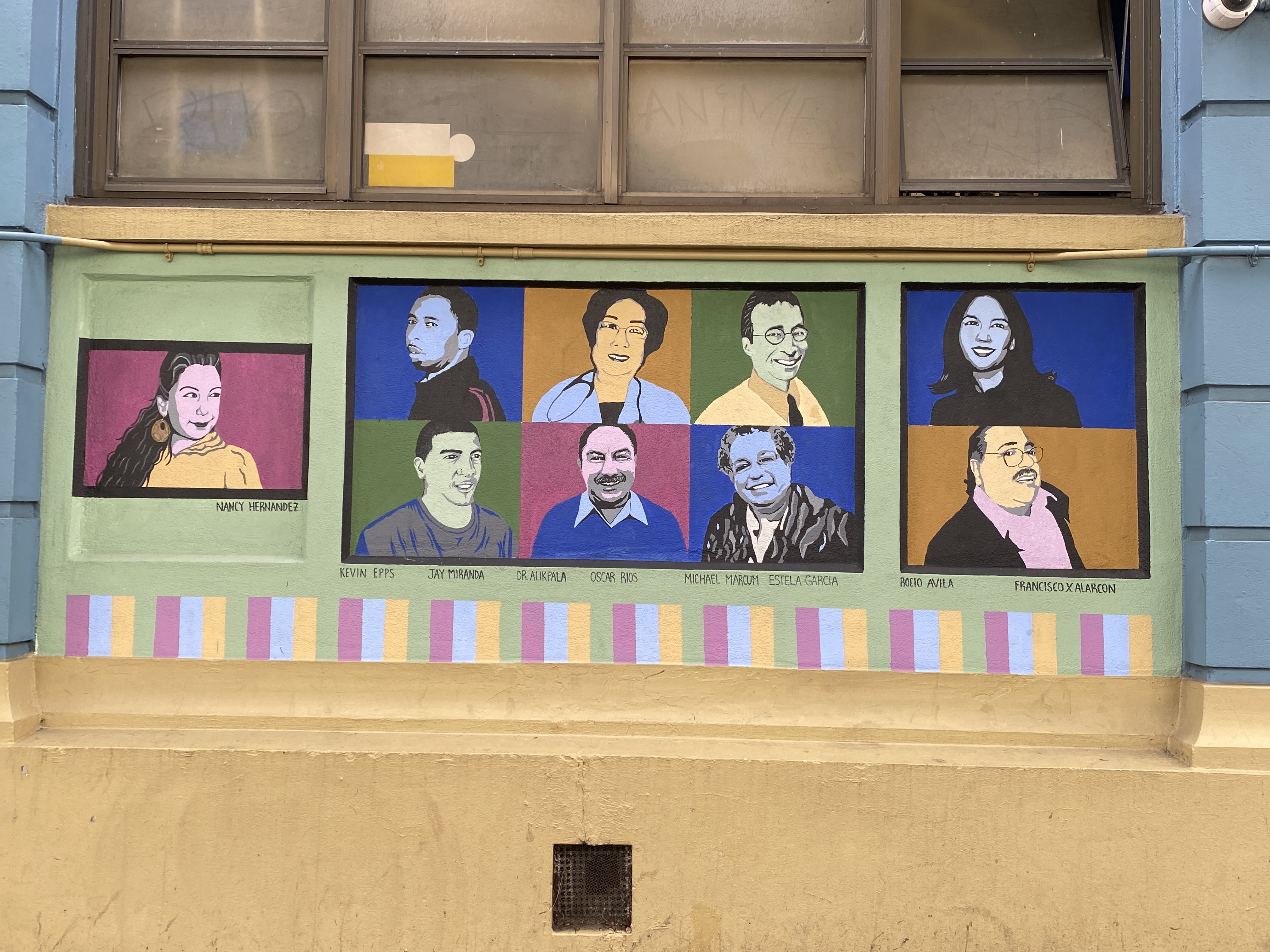 mural in San Francisco by artist unknown.
