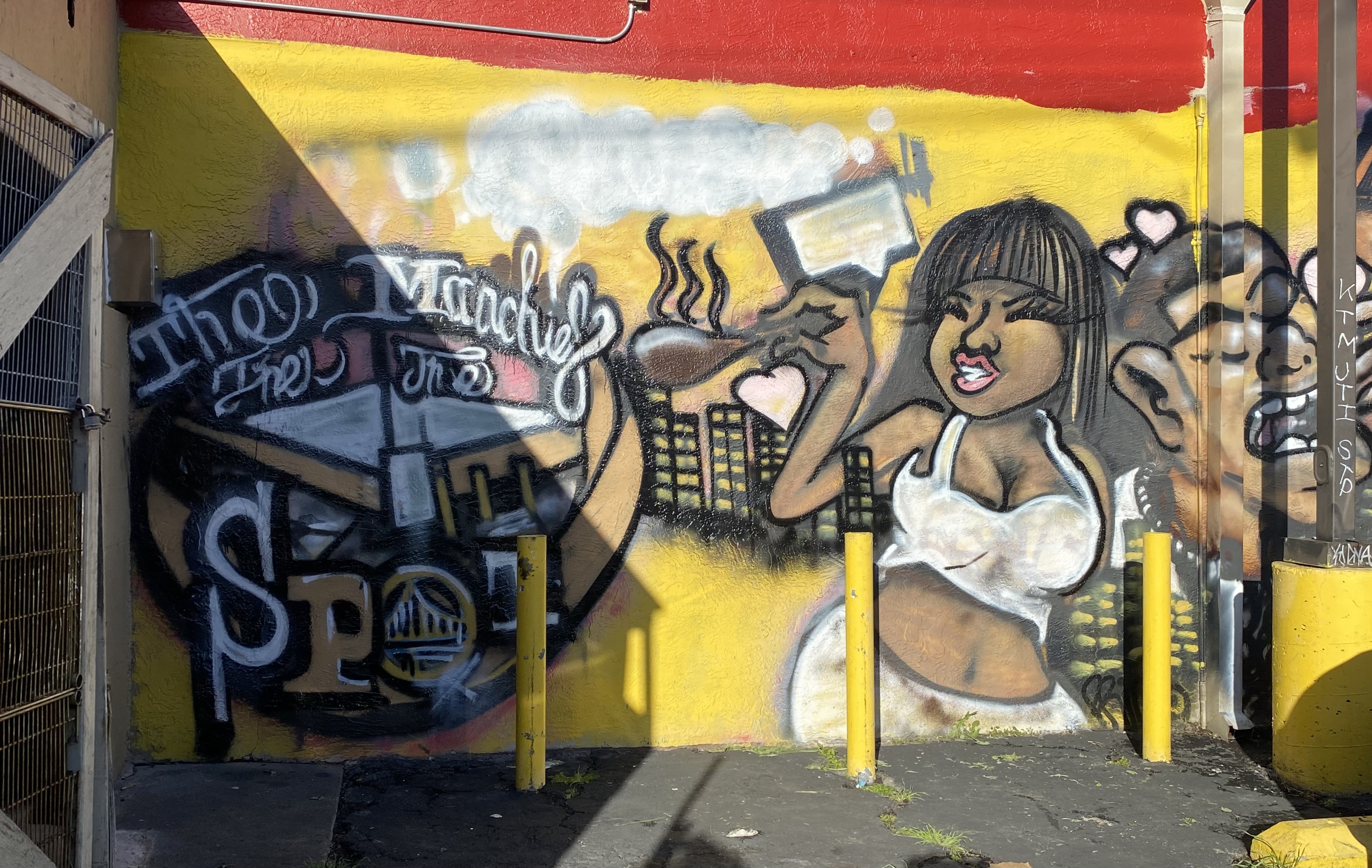 mural in Oakland by artist unknown.