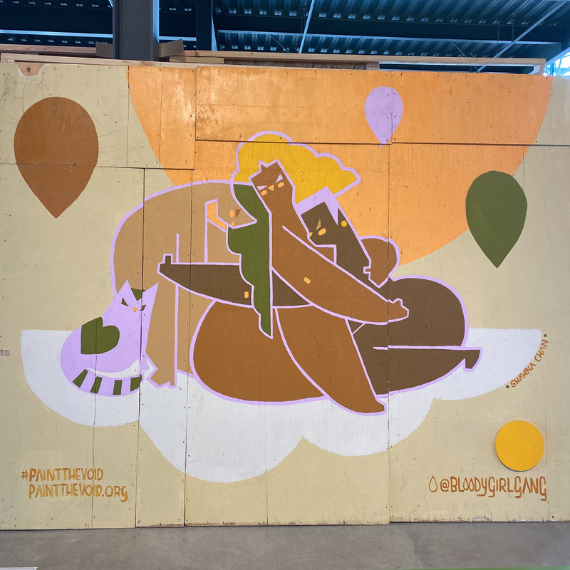 mural in San Francisco by artist unknown.