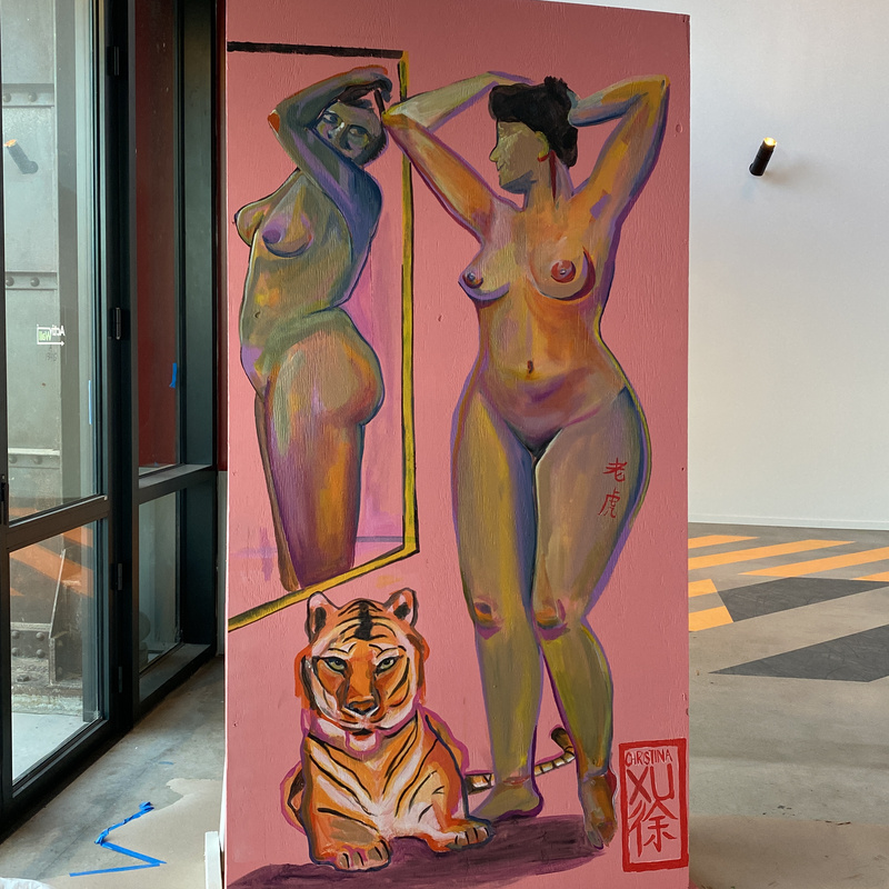 mural in San Francisco by artist unknown.