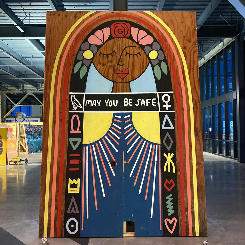 mural in San Francisco by artist unknown.