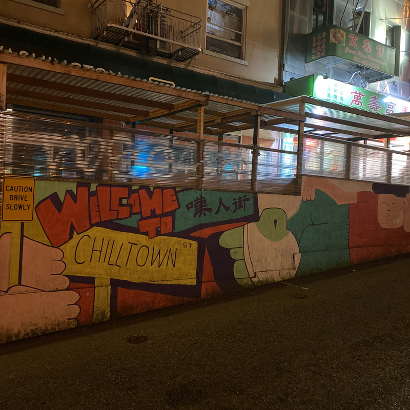 mural in San Francisco by artist Bikgoon.