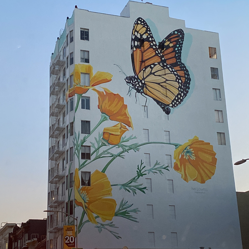 mural in San Francisco by artist Ink Dwell.