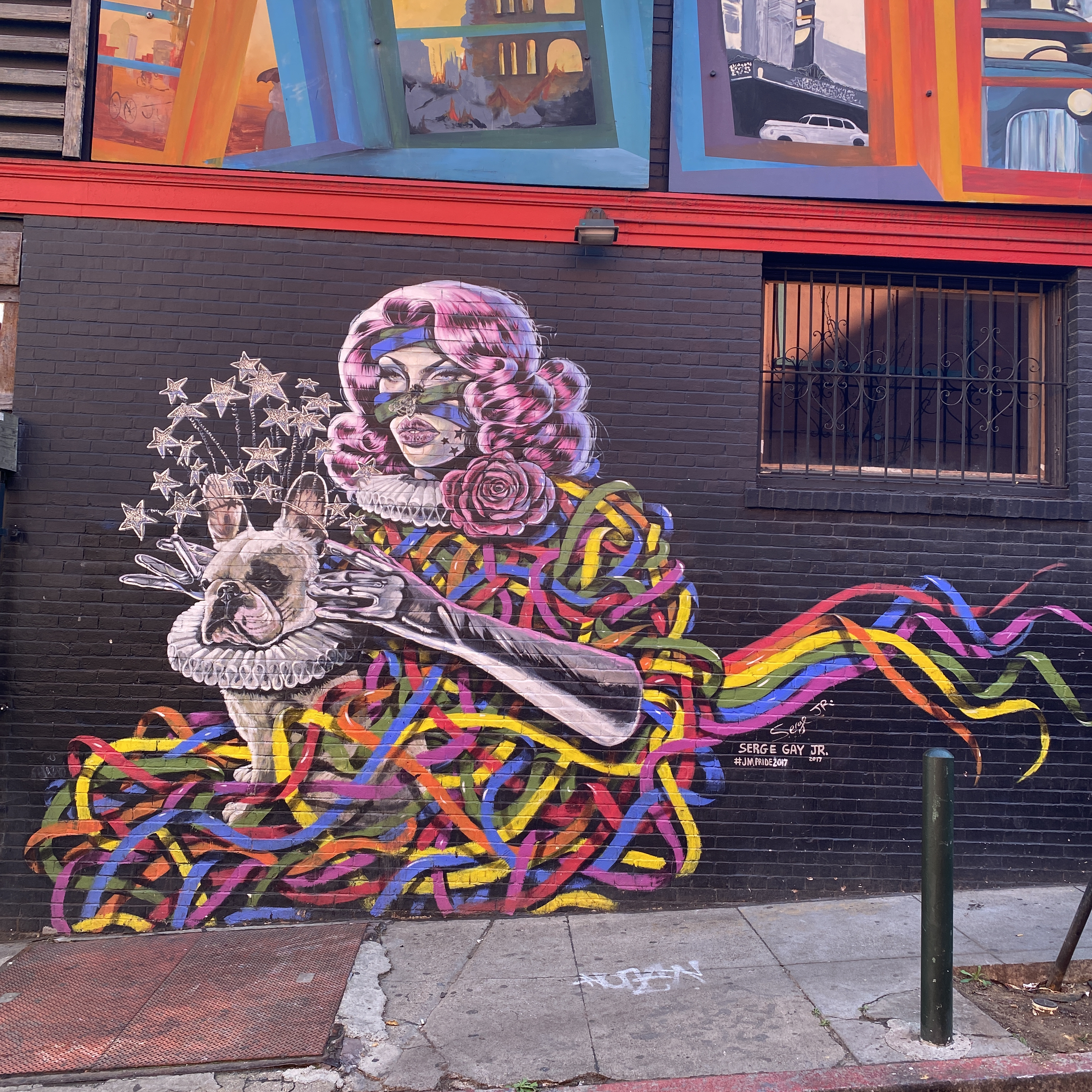 mural in San Francisco by artist Serge Gay Jr.