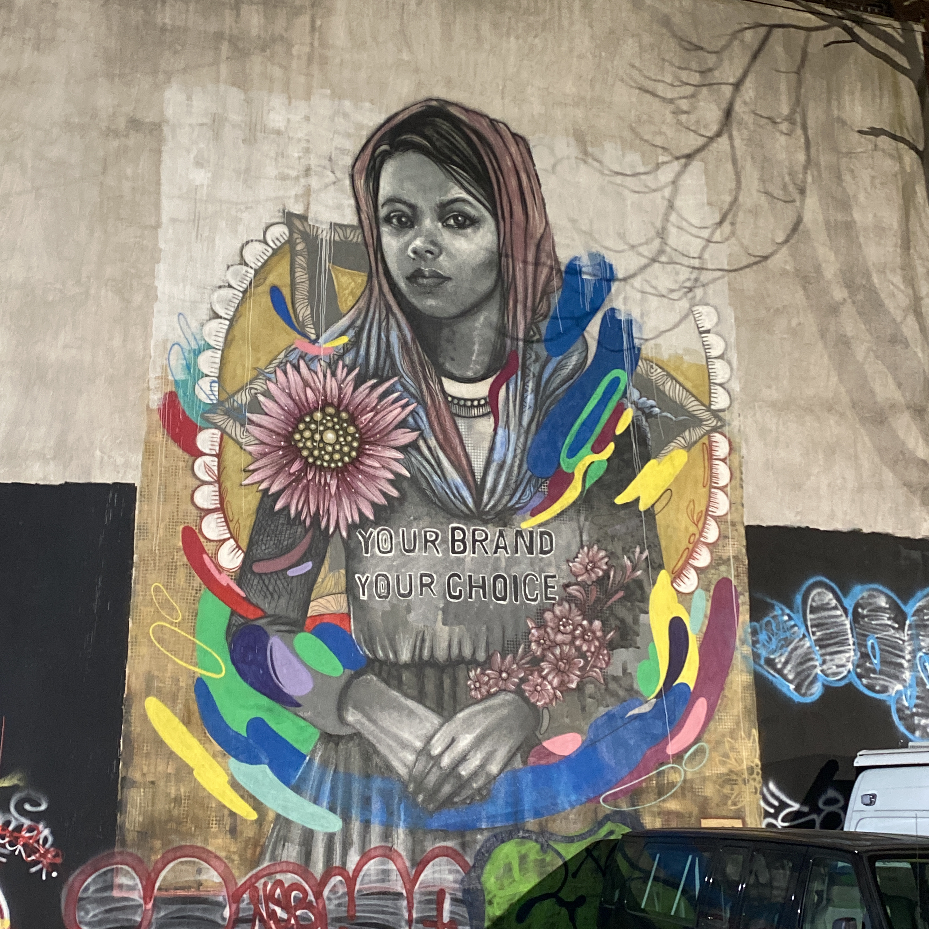 mural in New York by artist unknown.