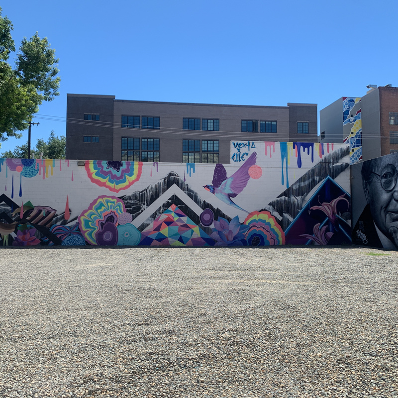 mural in Sacramento by artist unknown.