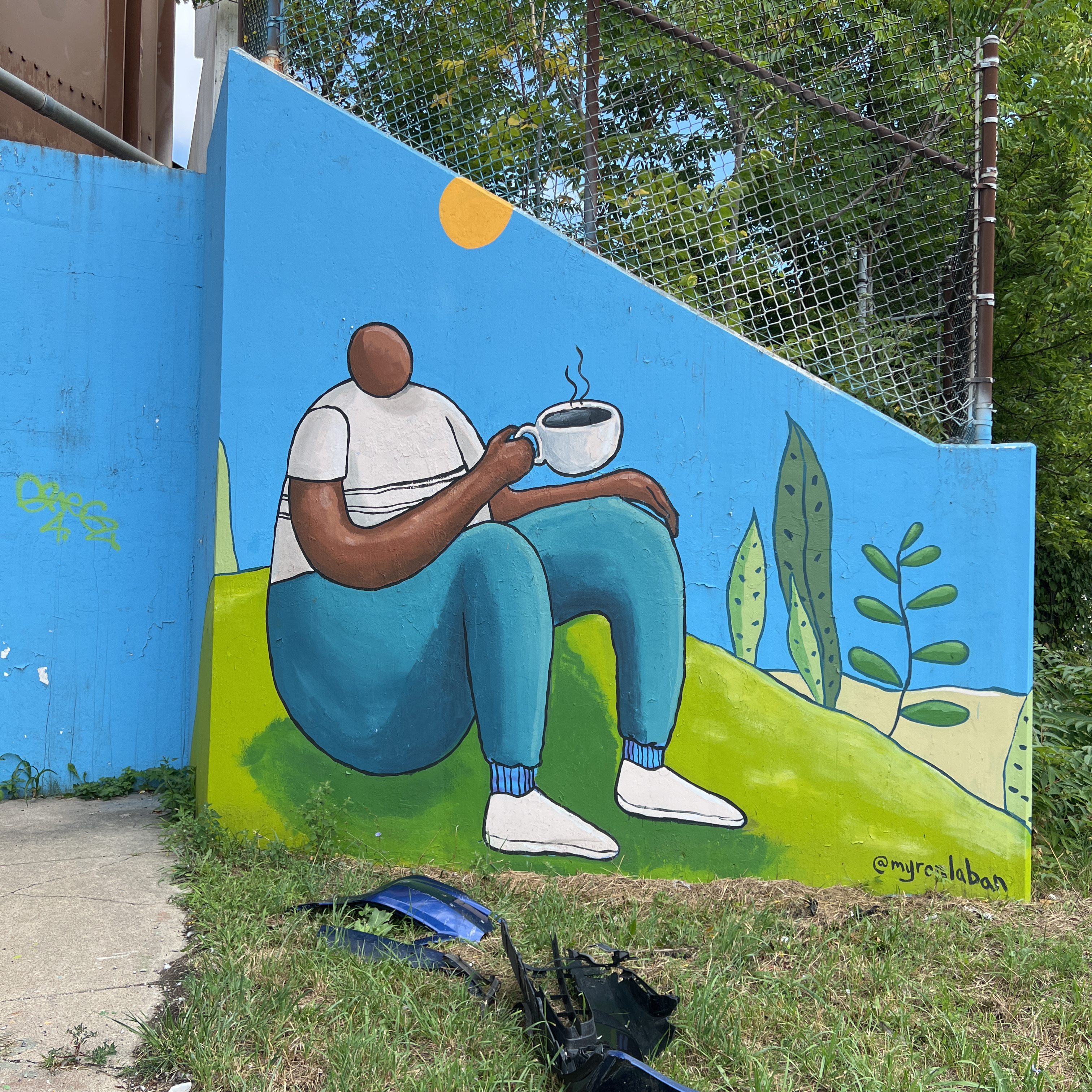 mural in Chicago by artist Myron Laban.